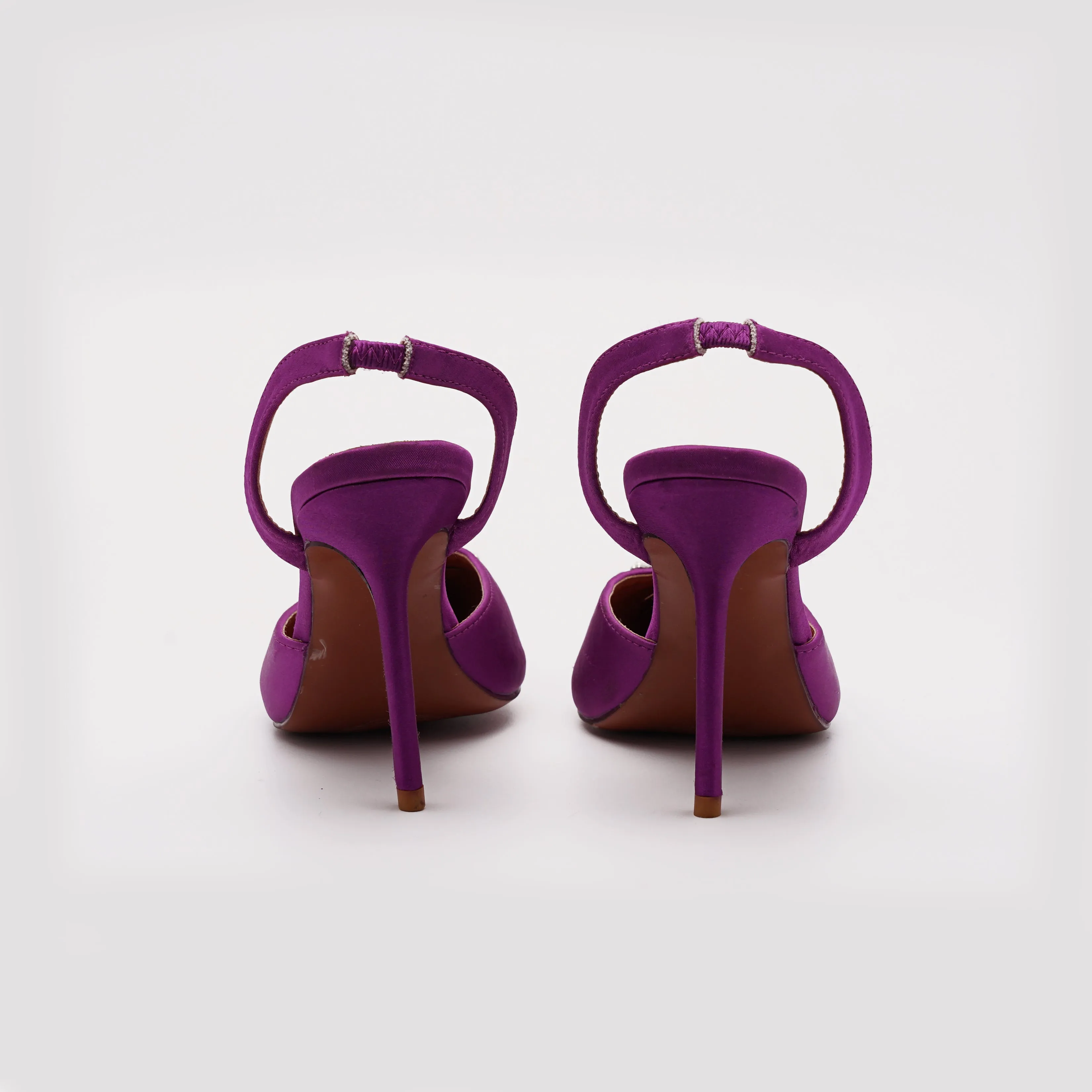 Amina Muaddi Slingback Heels