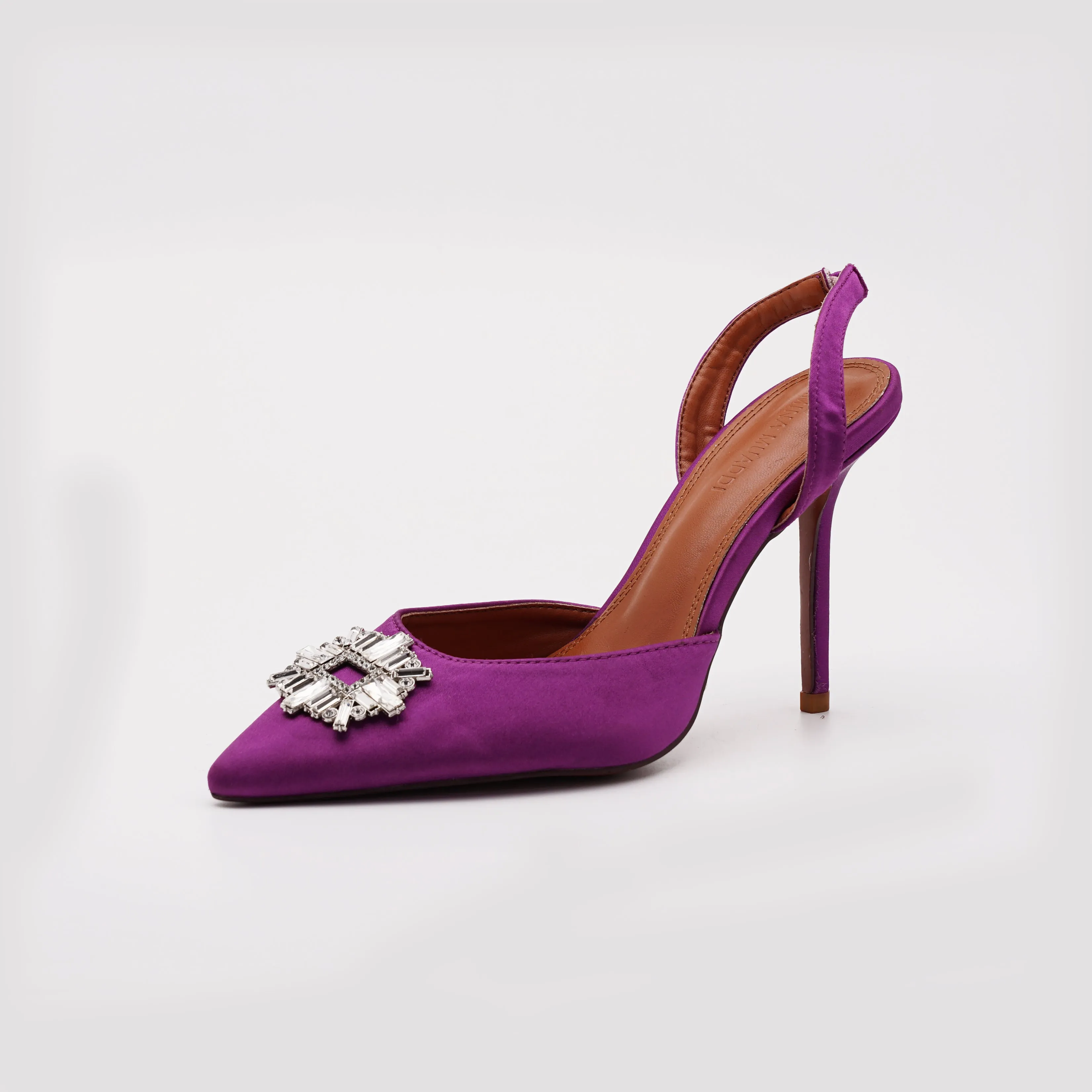 Amina Muaddi Slingback Heels