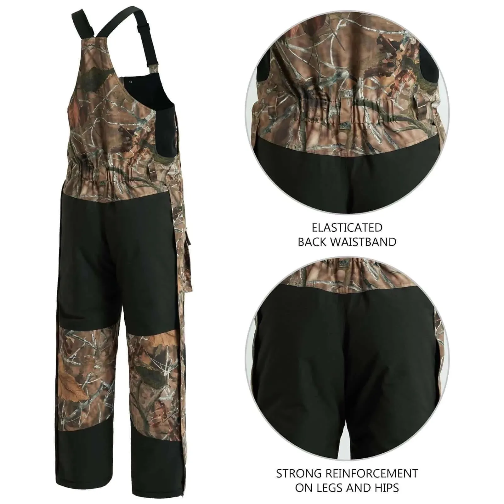 Bassdash Splice Men’s Insulated Waterproof Fishing Hunting Bibs