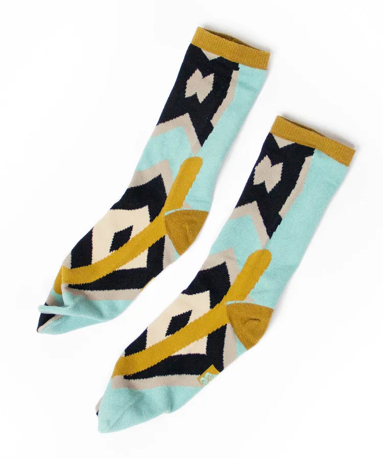 Blue Green Geta Tabi Socks / High Quality Geta Socks