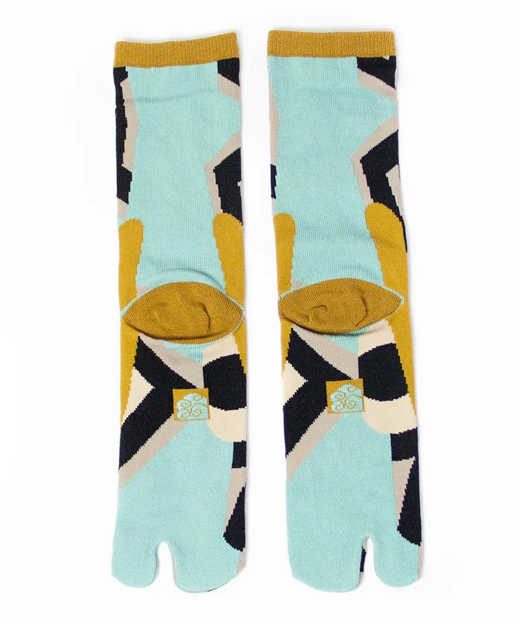 Blue Green Geta Tabi Socks / High Quality Geta Socks