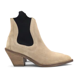 Chelsea Cowboy Boot in Cappucino Suede