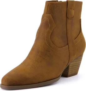 CUSHIONAIRE Women's Outlaw Western boot  Memory Foam, Wide Widths Available