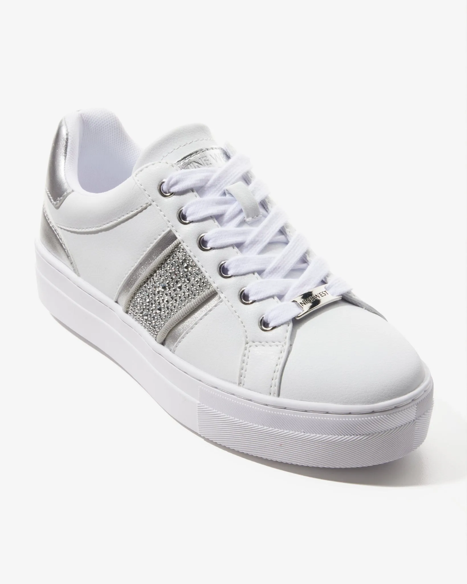 Embellished Casual Sneaker White