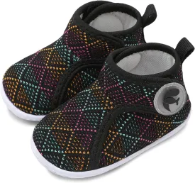 FEETCITY Lightweight Baby Sock Shoes Baby Walking Shoes Boys Girls Infant High-Top Shoe 12-18 Months