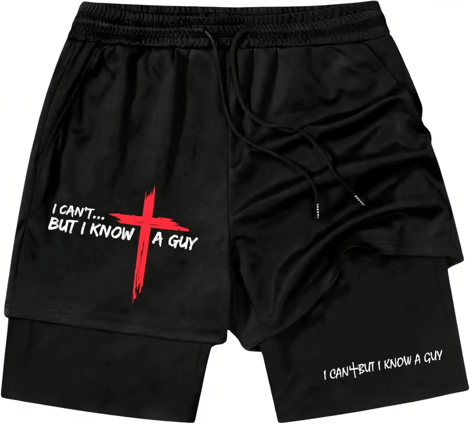 I Can Do All Things Through Christ Who Strengthens Track Short I Can Do All Things Through Christ 2 in 1 Shorts