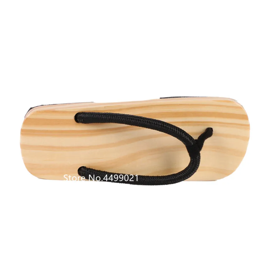 Japanese Slippers Flip Flops Traditional Geta Clogs Home Slippers Beach Outdoor Sandals Wooden