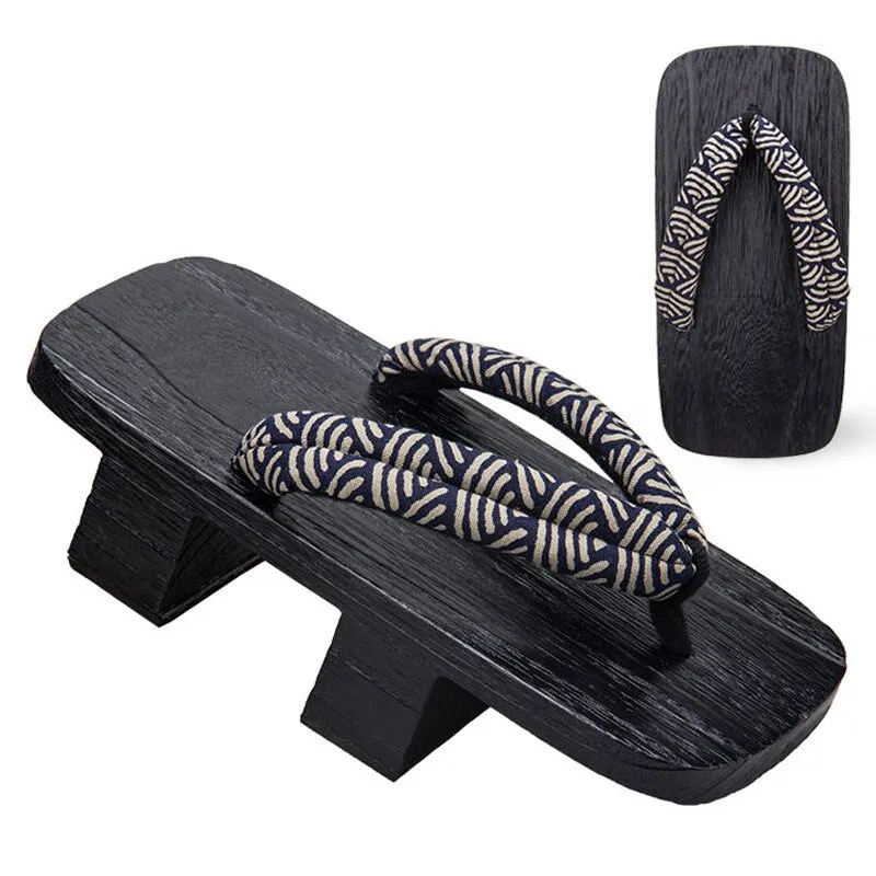 Japanese Wooden Clogs Geta Slippers Paulownia Samurai Summer Sandals