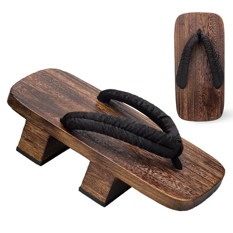 Japanese Wooden Clogs Geta Slippers Paulownia Samurai Summer Sandals