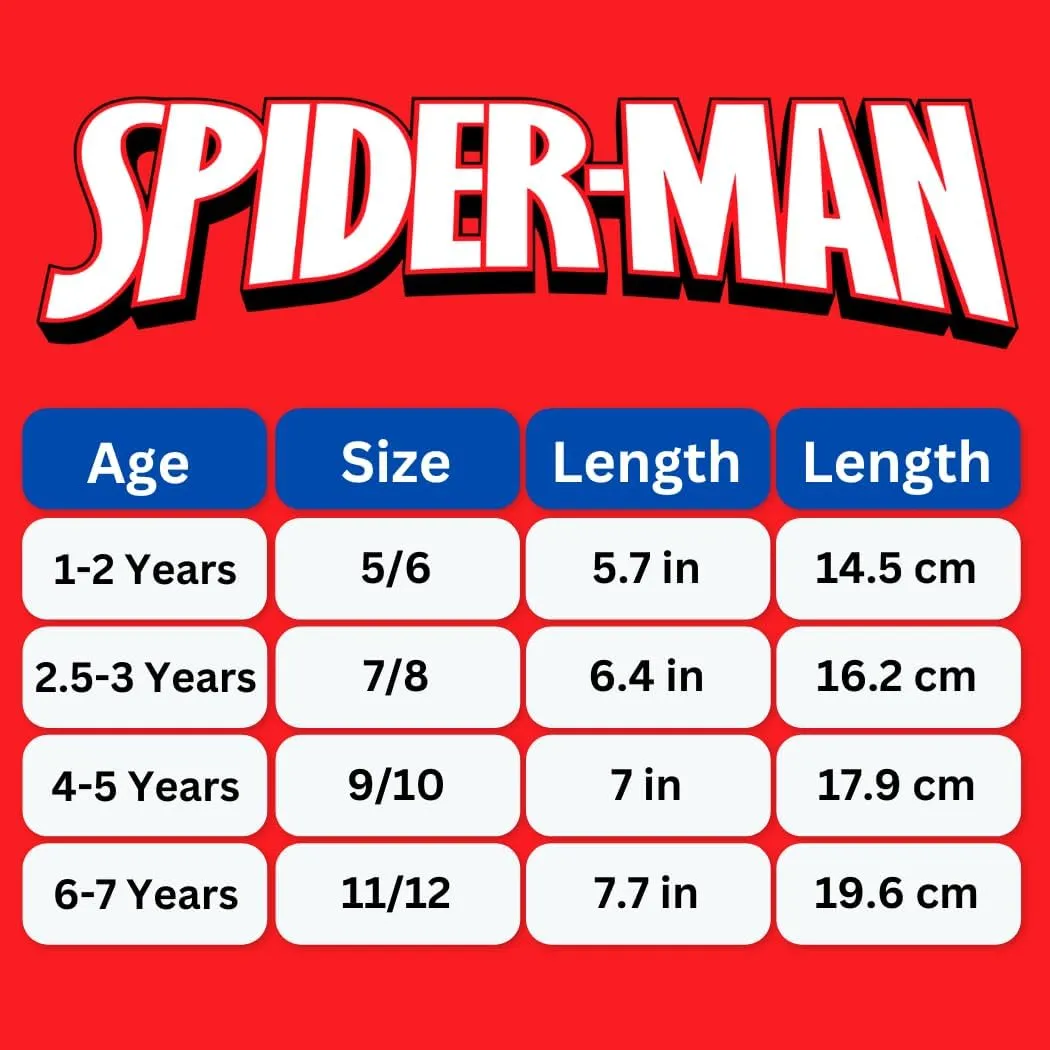 Josmo SpiderMan Sonic the Hedgehog Flip Flop Sandal Water Shoes - Beach Slides SlipOn Quick Dry Thong FlipFlops Sandals for Boys (5-10 Toddlers 11-12 Little Kids)