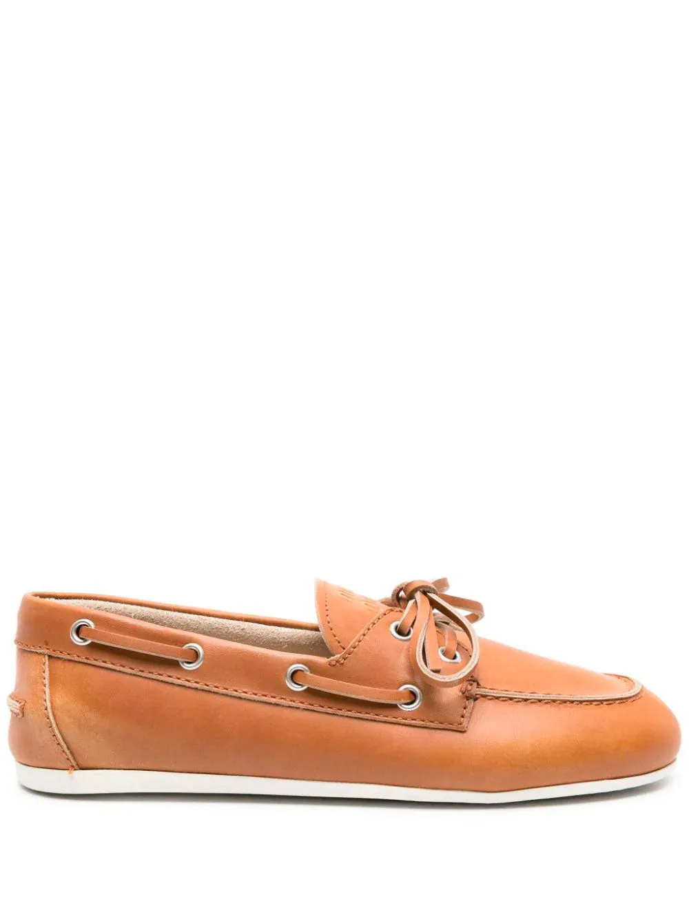 Logo-embossed loafers