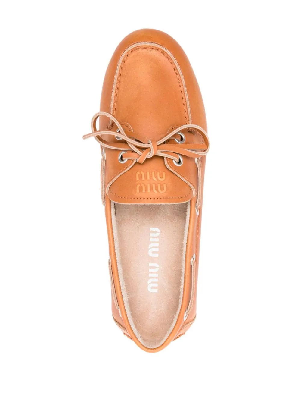 Logo-embossed loafers