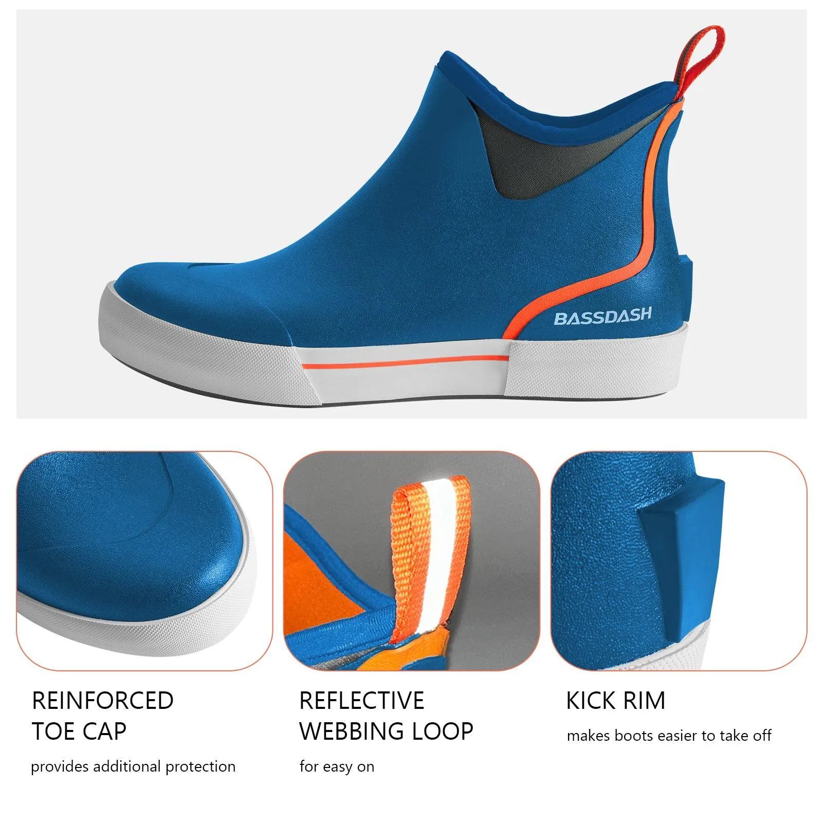 Men's 4.5inch Waterproof Deck Boots