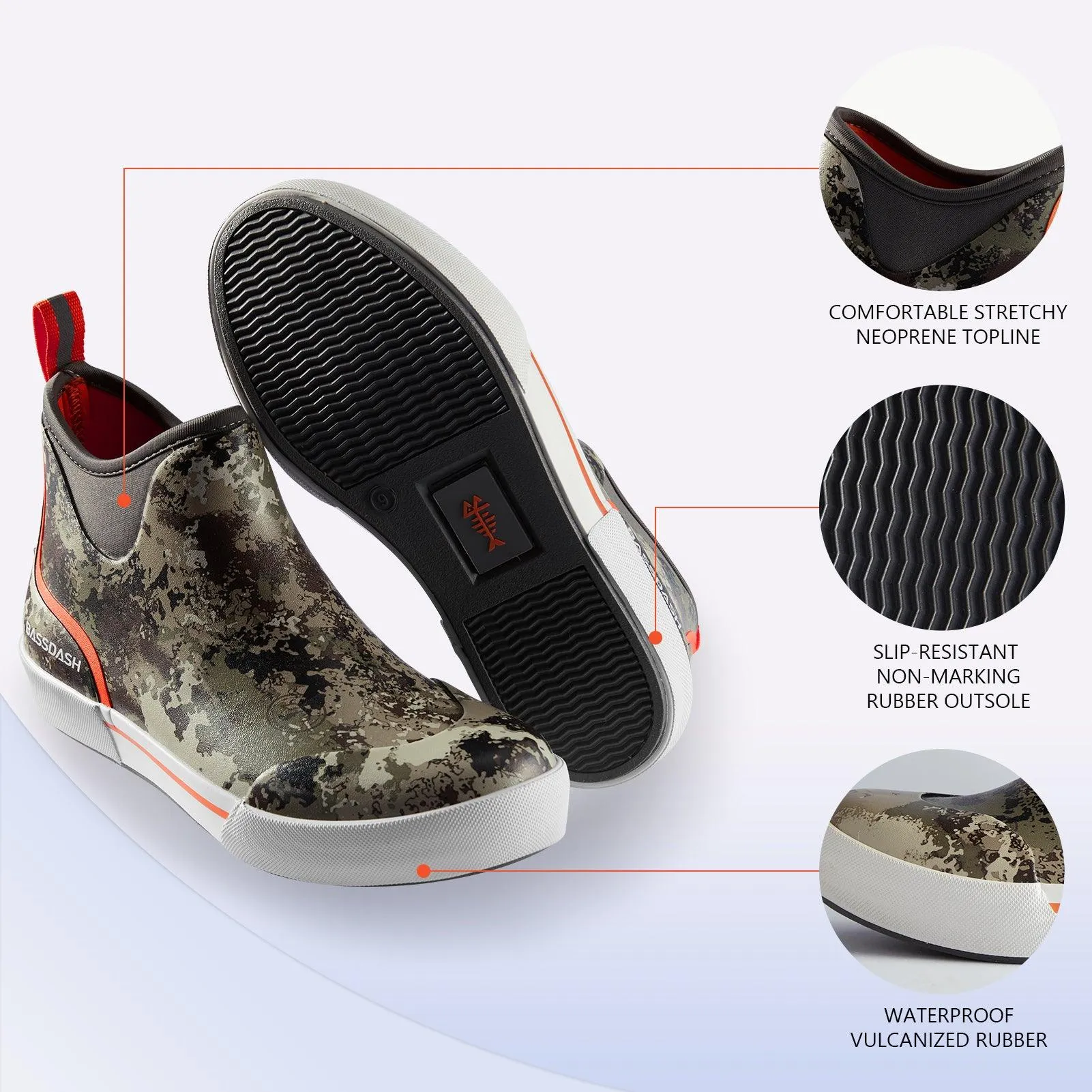 Men's 4.5inch Waterproof Deck Boots