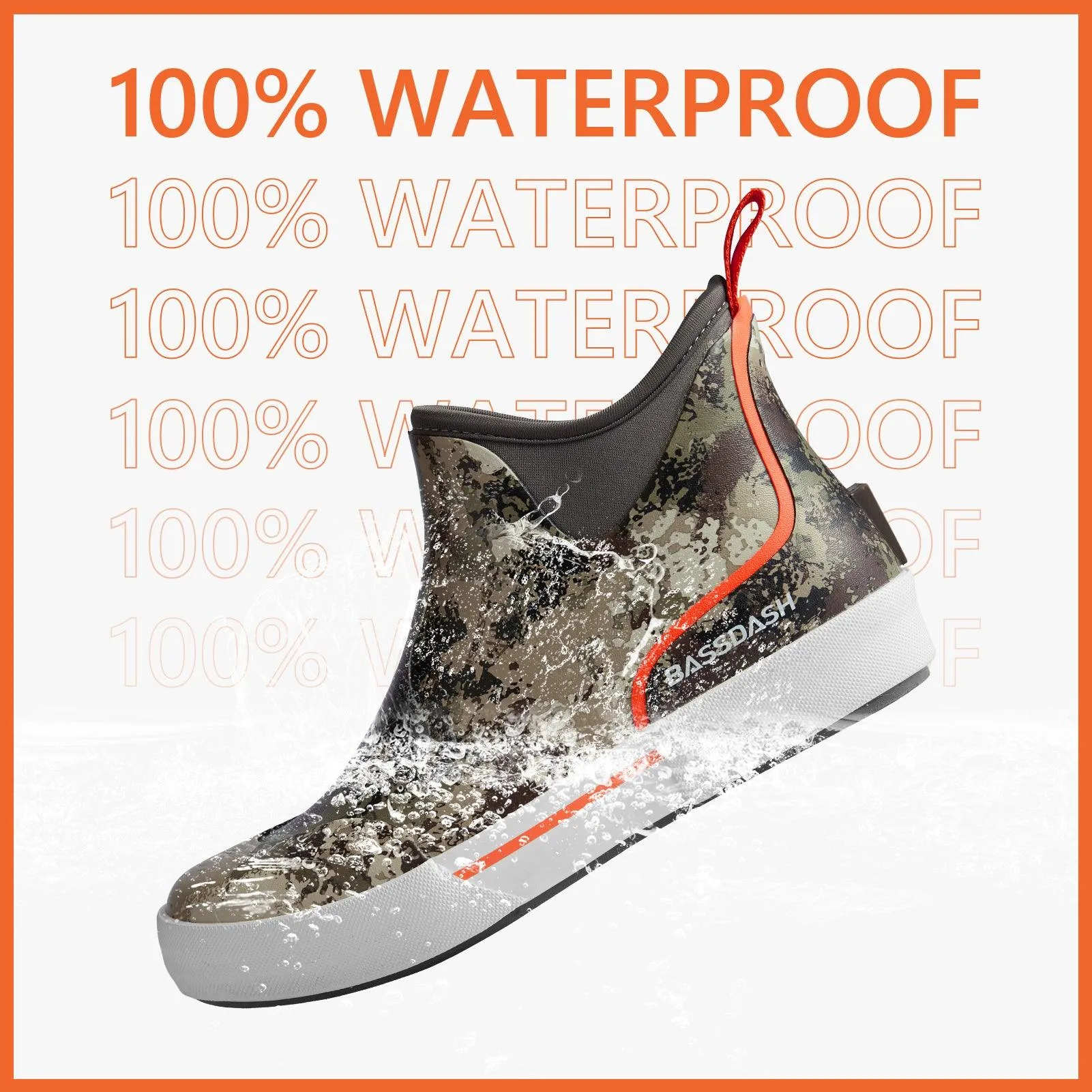 Men's 4.5inch Waterproof Deck Boots