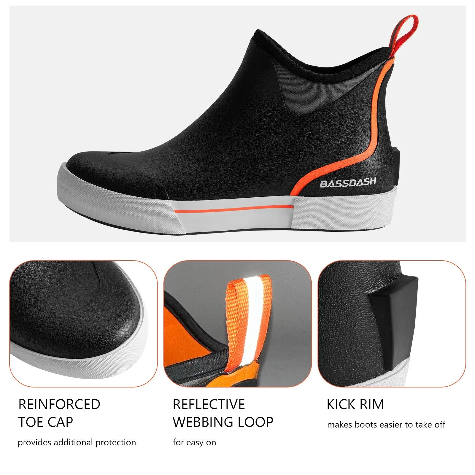 Men's 4.5inch Waterproof Deck Boots
