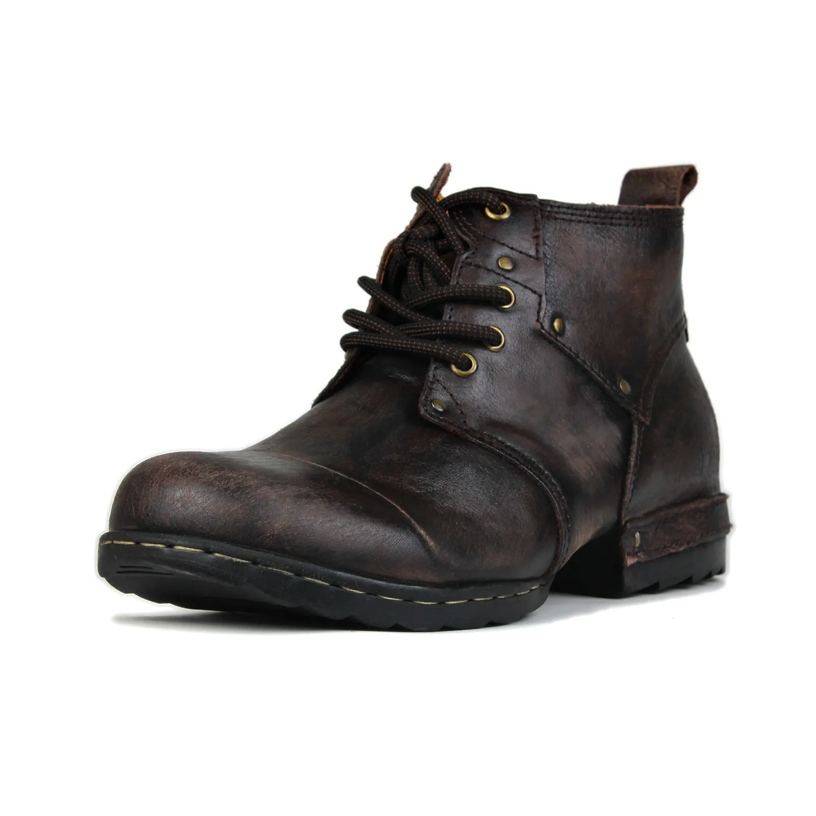 Men's Leather Ankle Boots OSS-6015-3-B-D