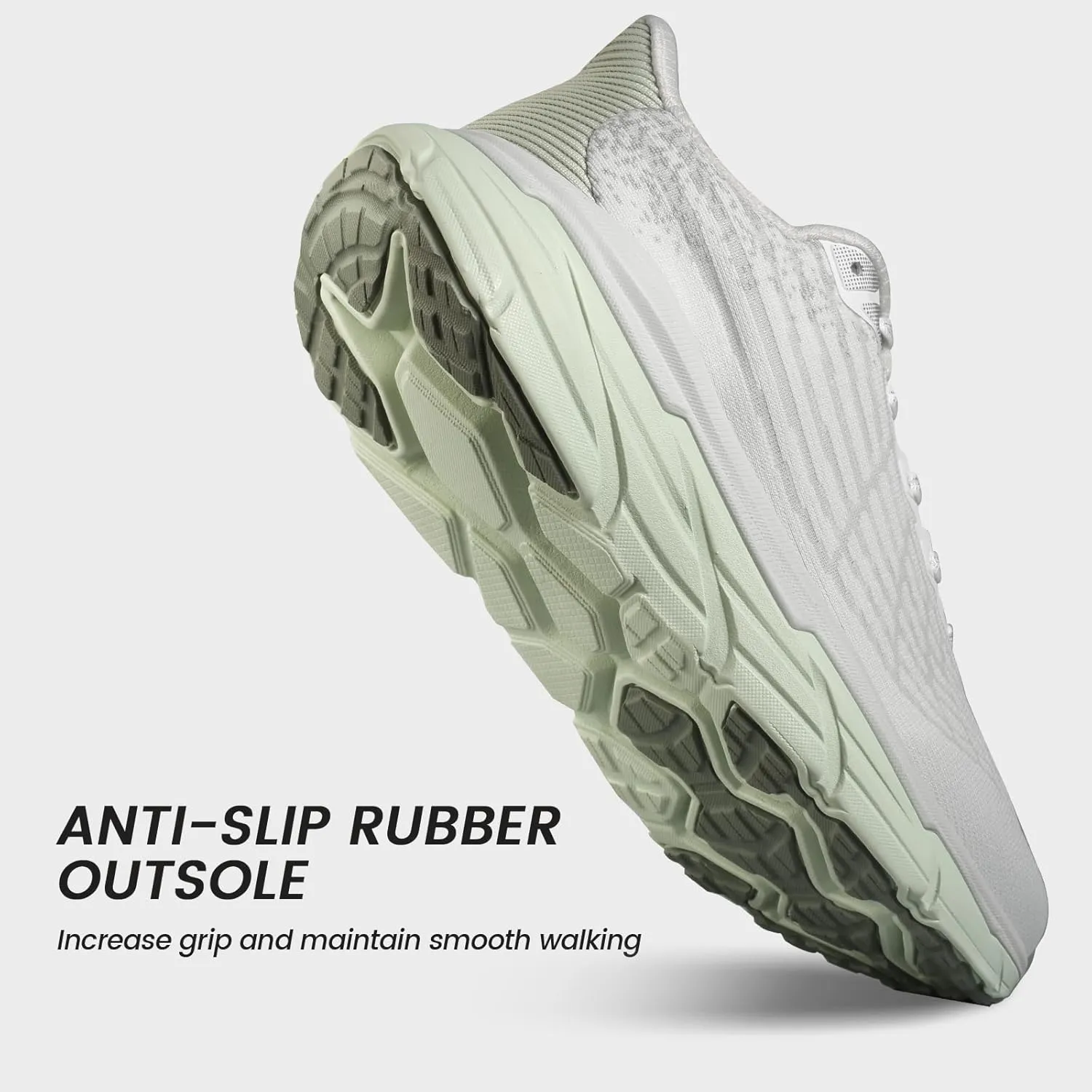 Mens Slip On Walking Shoes Running Tennis Shoes for Athletic Workout Gym Casual Non Slip Training Sneakers Breathable Knit Upper Indoor Outdoor