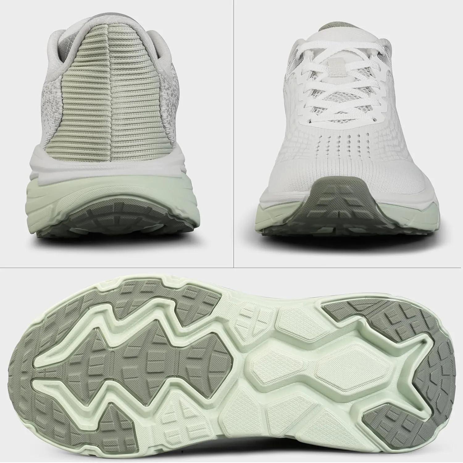 Mens Slip On Walking Shoes Running Tennis Shoes for Athletic Workout Gym Casual Non Slip Training Sneakers Breathable Knit Upper Indoor Outdoor