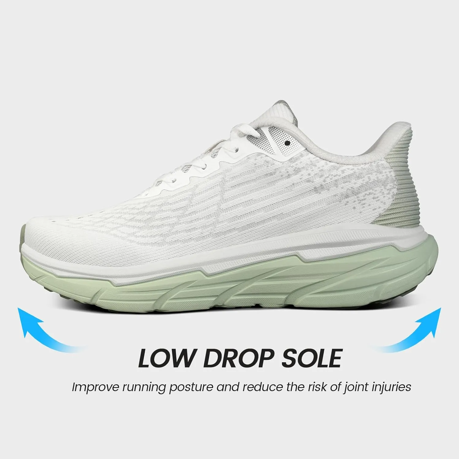 Mens Slip On Walking Shoes Running Tennis Shoes for Athletic Workout Gym Casual Non Slip Training Sneakers Breathable Knit Upper Indoor Outdoor