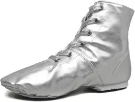 MSMAX Jazz Dance Shoes for Girls PU Costume Boots for Boys