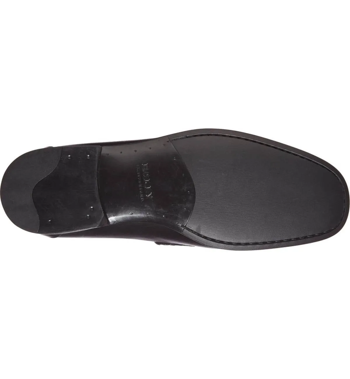 NEW Bally Tedor Men's Black Leather Moccassin Loafers US 9 MSRP $460