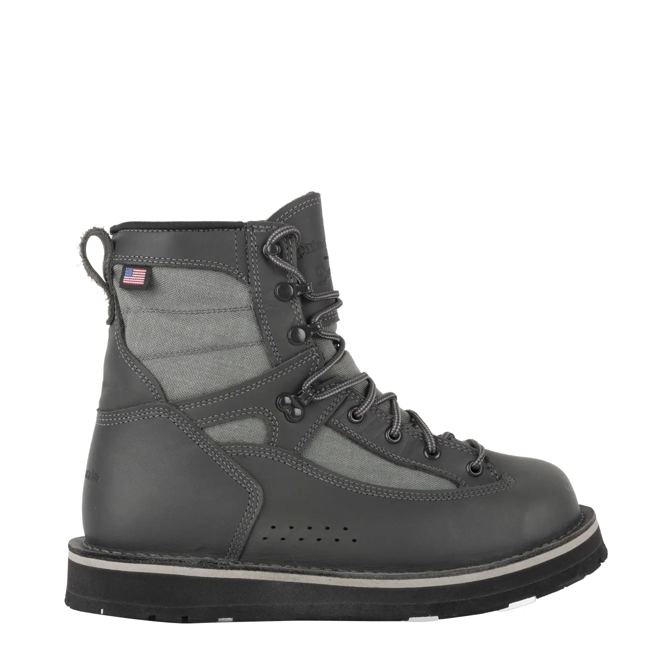 Patagonia Foot Tractor Wading Boots Aluminum Bar Built By Danner Forge Grey