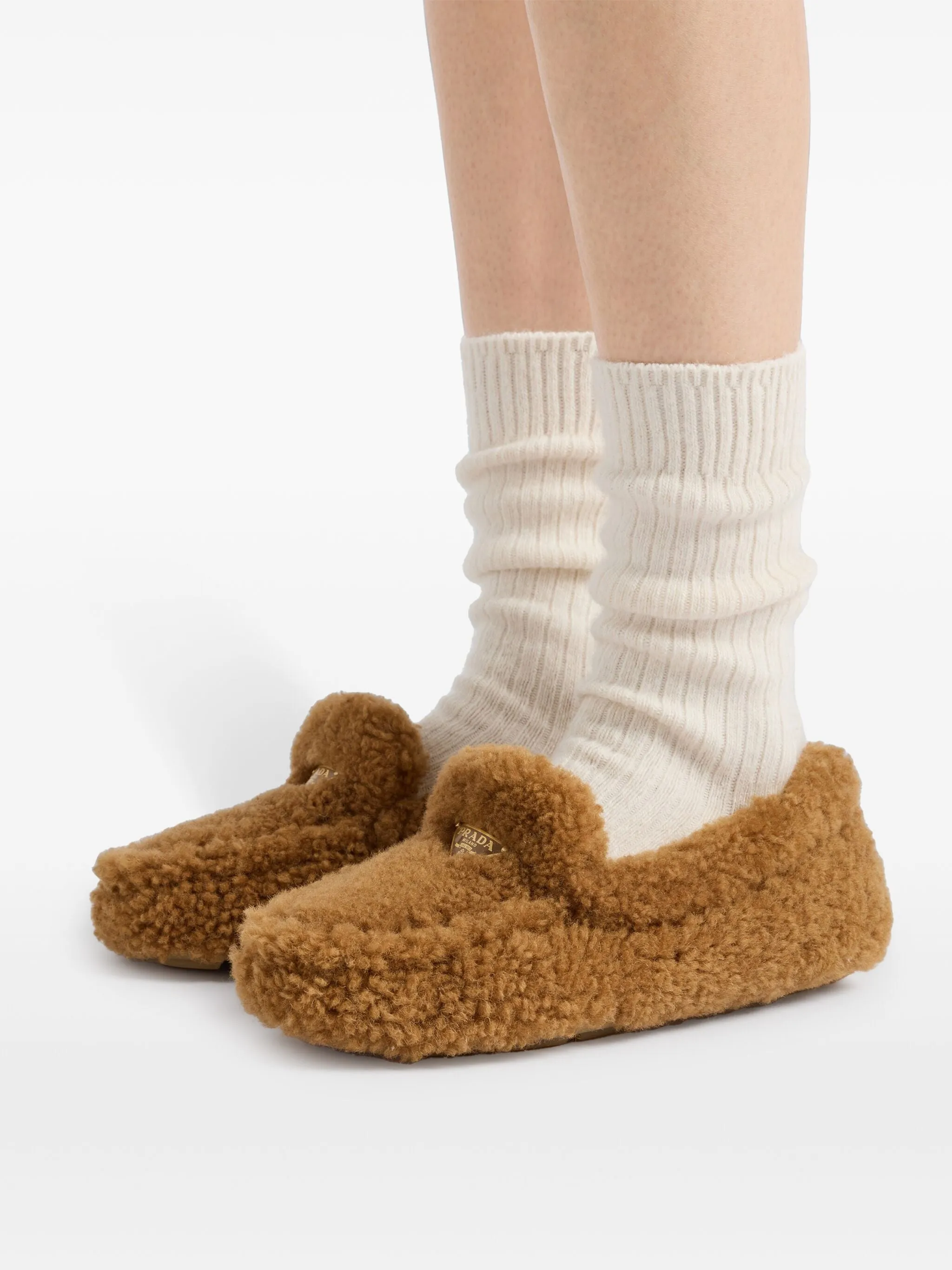 shearling loafers