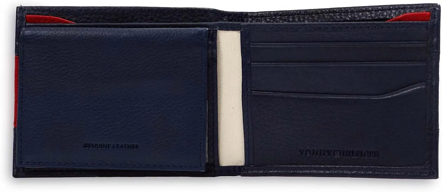 Tommy Hilfiger Men's Passcase Wallet with Removable ID Window