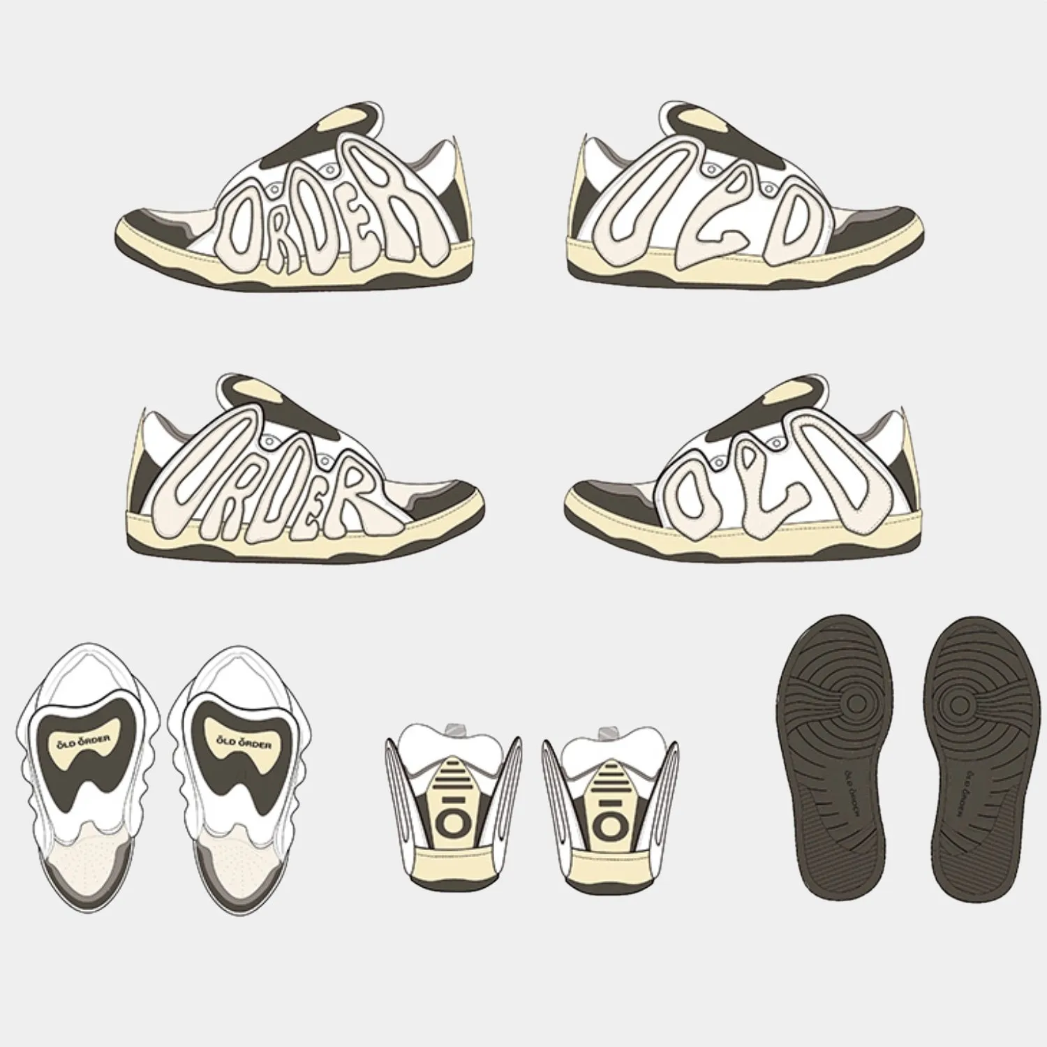 Varsity Skater Sneaker Mocha