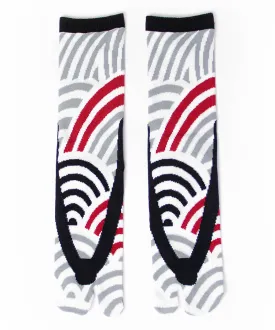 White & Gray Tabi Socks / High Quality Geta Socks